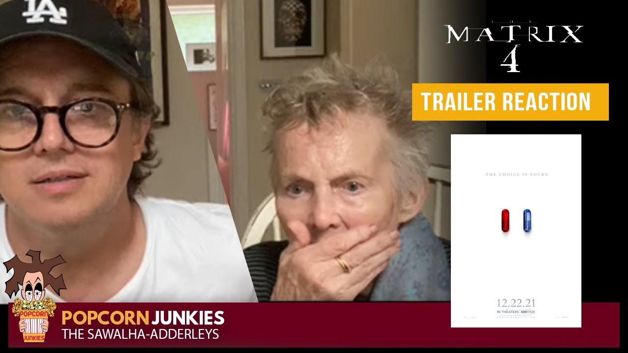The MATRIX RESURRECTIONS (Official Trailer 1) The POPCORN JUNKIES Reaction