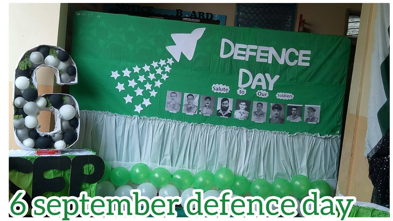 board decoration,6 september defence day decoration idea #crafter Hajra noor