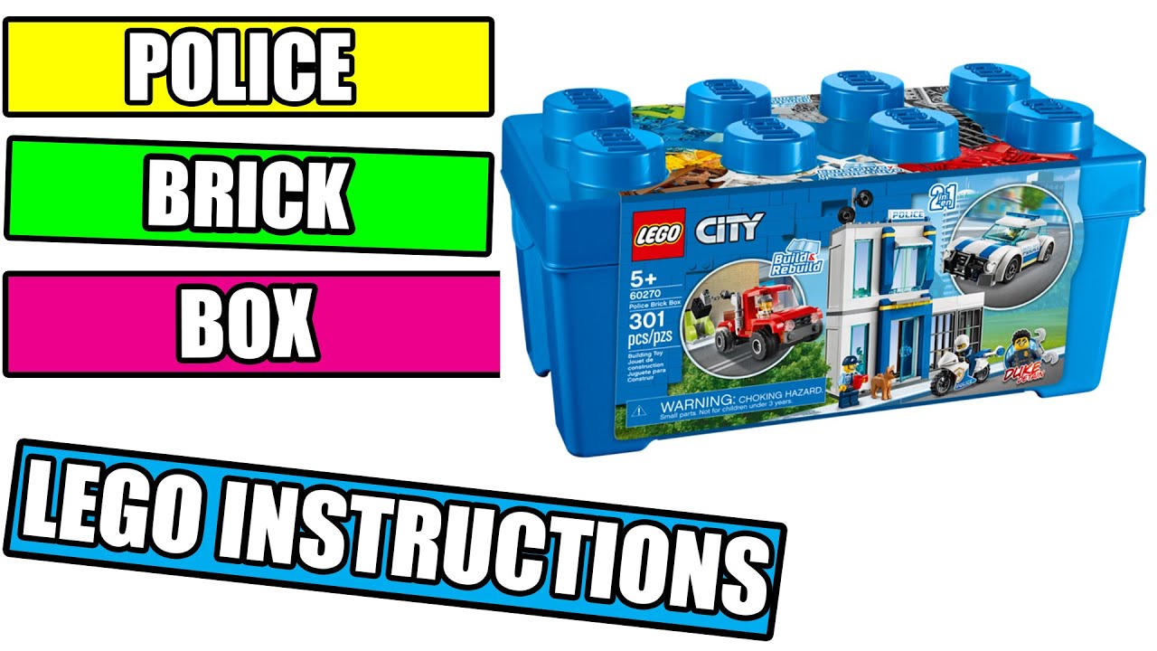 LEGO POLICE BRICK BOX INSTRUCTIONS - CITY 2020 - LEGO SET 60270