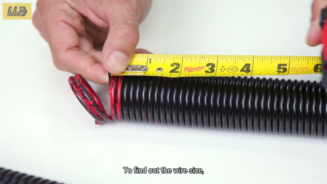 Garage Door Extension and Torsion Springs Measuring Guide