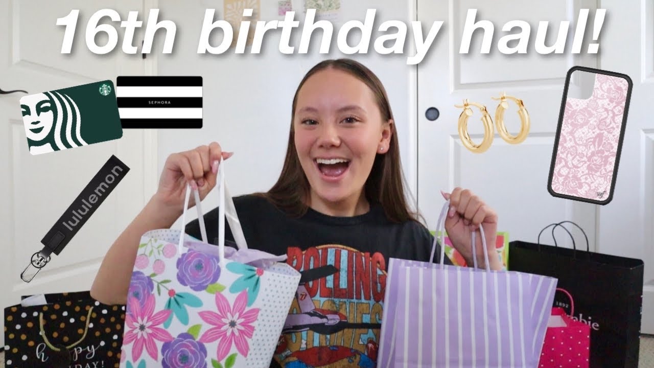 WHAT I GOT FOR MY 16TH BIRTHDAY!! 💝