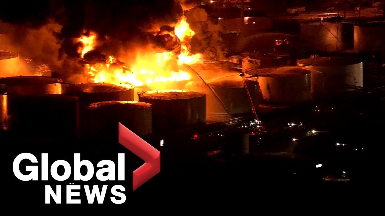 Chemical plant fire in Texas grows as flames spread