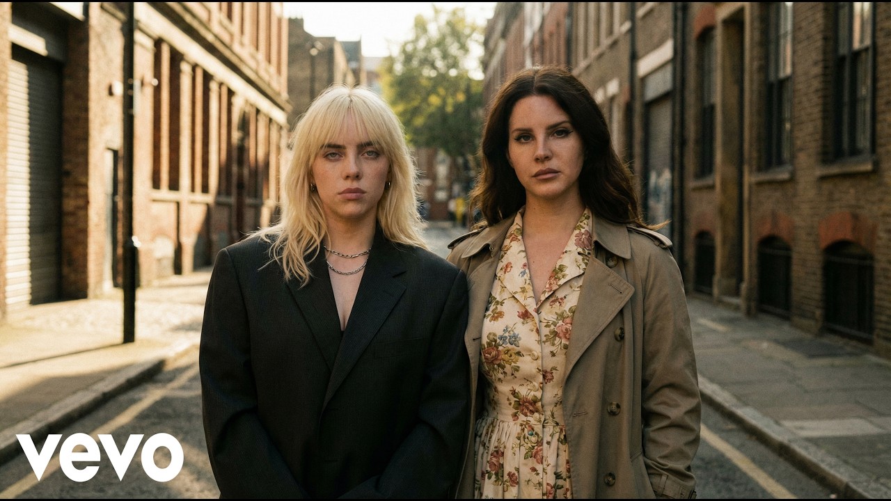 Billie Eilish ft. Lana Del Rey — Salt on Our Skin (Lyrics Video)