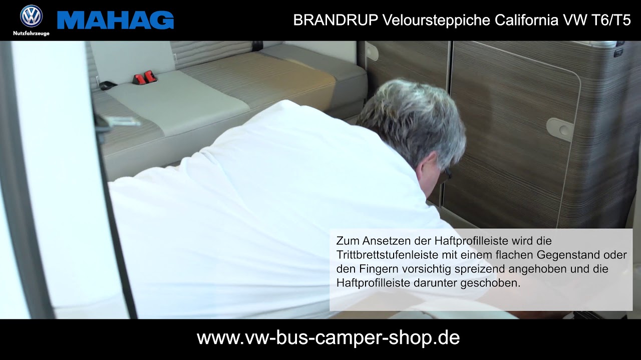 BRANDRUP Veloursteppich &ndash; sich im Volkswagen California wie zu Hause f&uuml;hlen