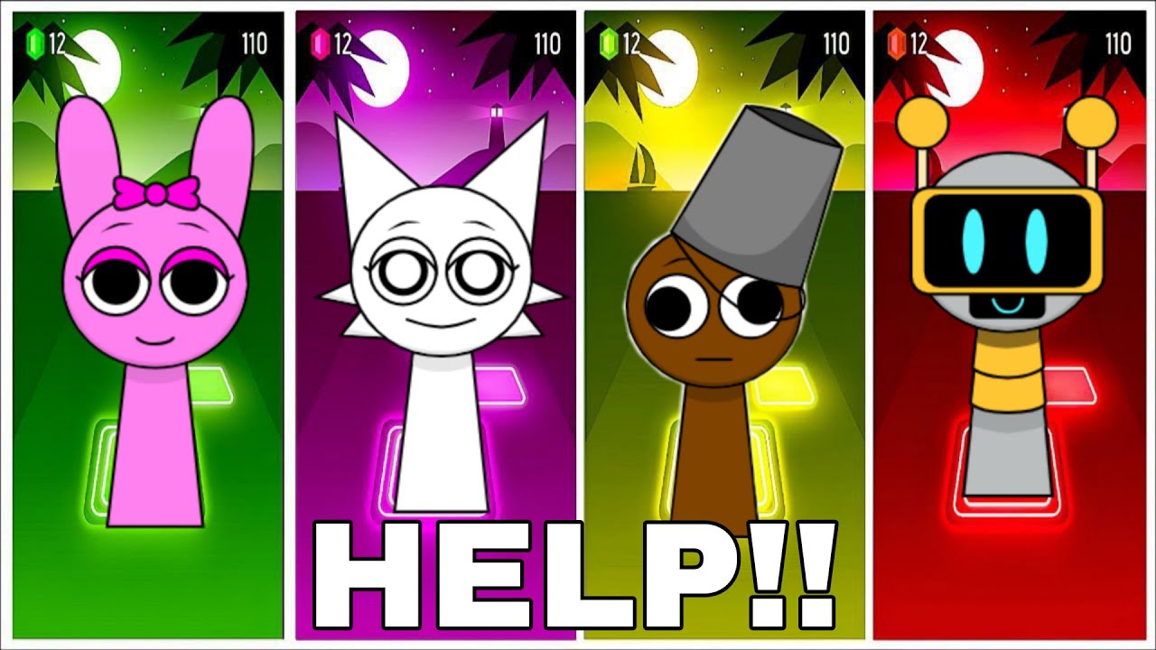 SPRUNKI inredilbox | Tiles Hop EDM Rush! #1