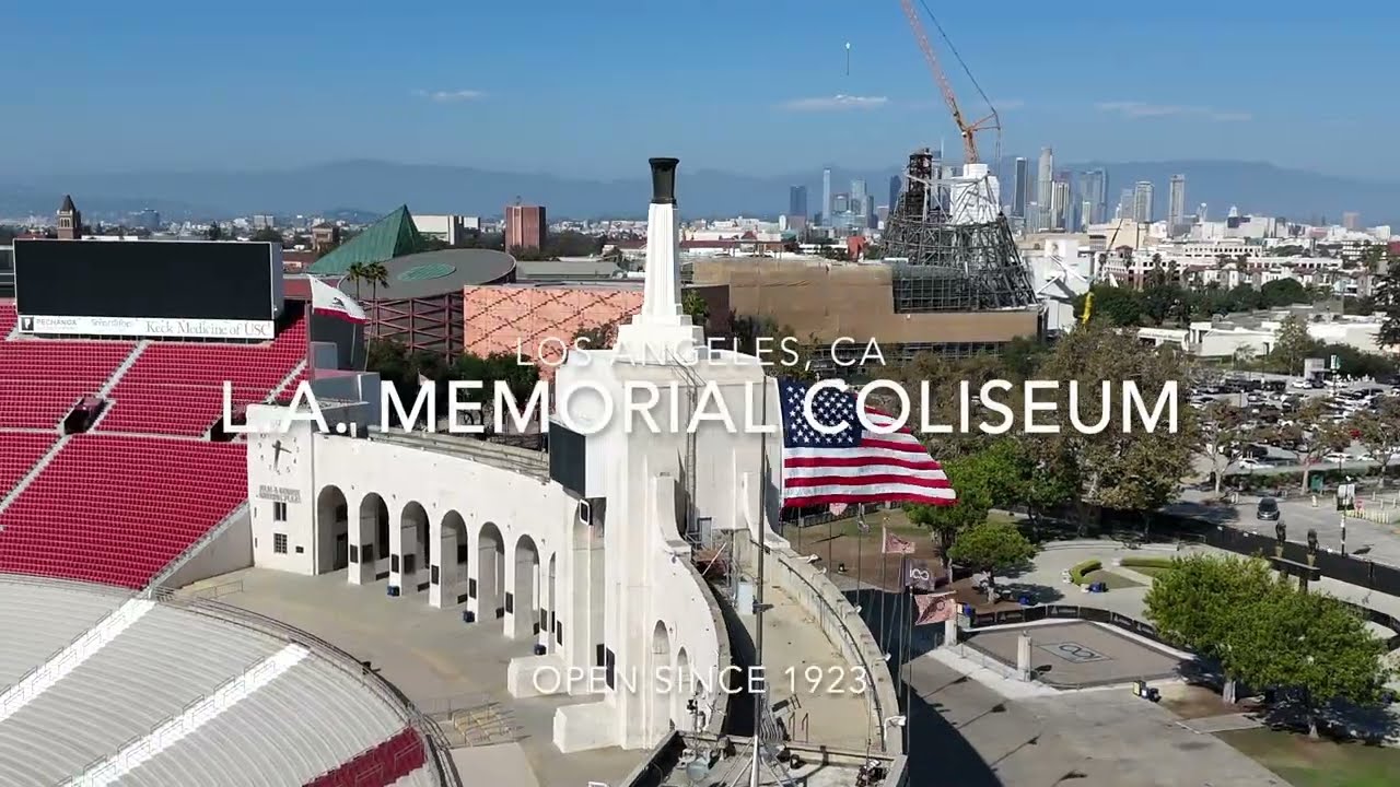 History of the Legendary ICONIC L.A. MEMORIAL COLISEUM 🇺🇸🏅🌎