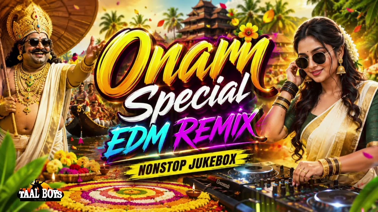 ഓണപ്പാട്ടുകൾ കിടിലൻ DJ റീമിക്സ് Edm Dj Remix Nonstop Onam Song Malayalam 2026 New Onapattukal Hits