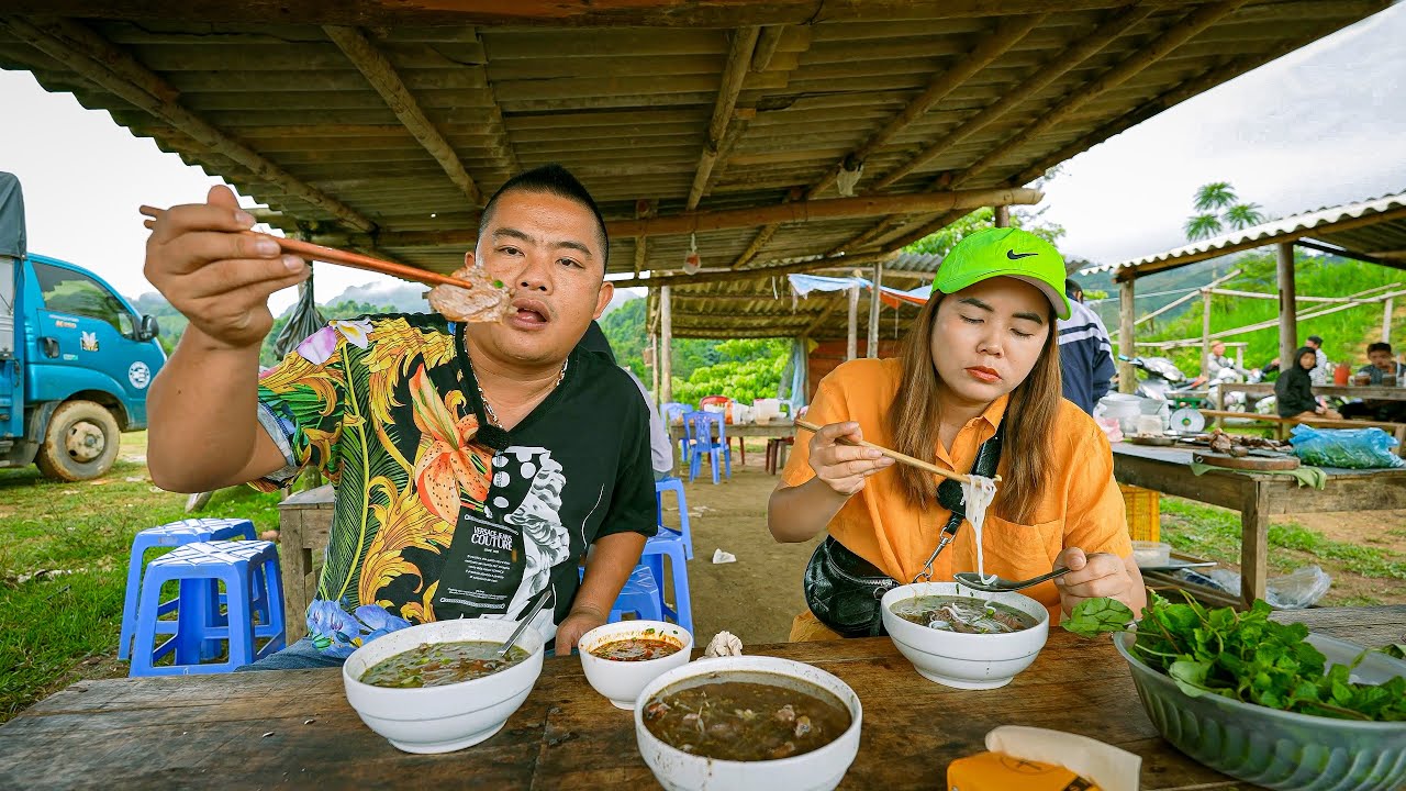 SAPA TV | ĂN BÁT BÚN SIÊU NGON TẠI CHỢ PHIÊN PHA LONG MƯỜNG KHƯƠNG
