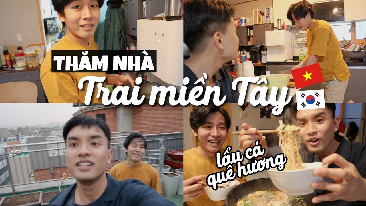 Qua nhà TRAI MIỀN TÂY được nấu cho nồi lẩu cá quê hương ăn muốn gớt nước mắt