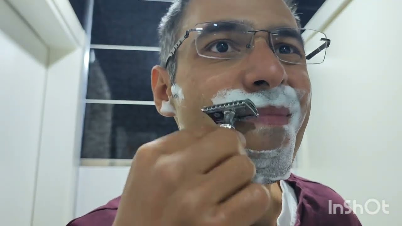 muhle r41 ilk tiras (first shave with muhle r41)