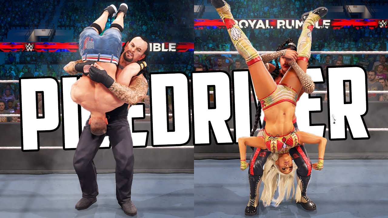 Every Piledriver Variations/Animations In WWE 2K23 (More Than 30 Moves)