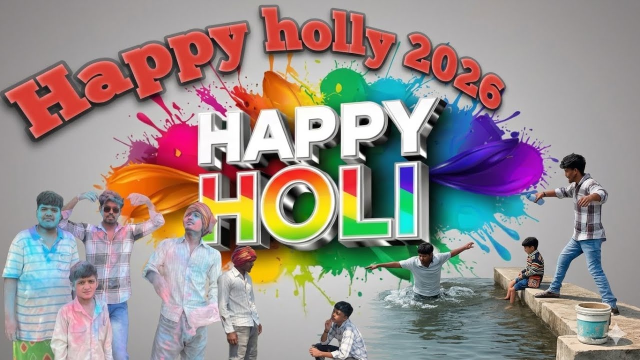 Happy Holly 2026 new video #youtubeshorts #shorts #viral #india #gujratnabanka 