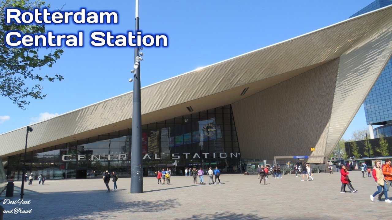 Netherlands Public Transport। Ov Chipkaart। Rotterdam Central Station। Travel in the Netherlands