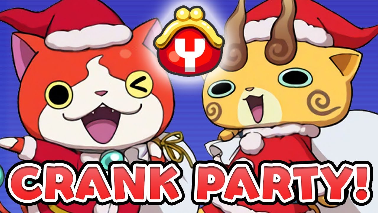 Yo-kai Watch Wibble Wobble — 300,000y Crank-a-kai Party! Jibanyan & Komajiro Santa and Koma Star!