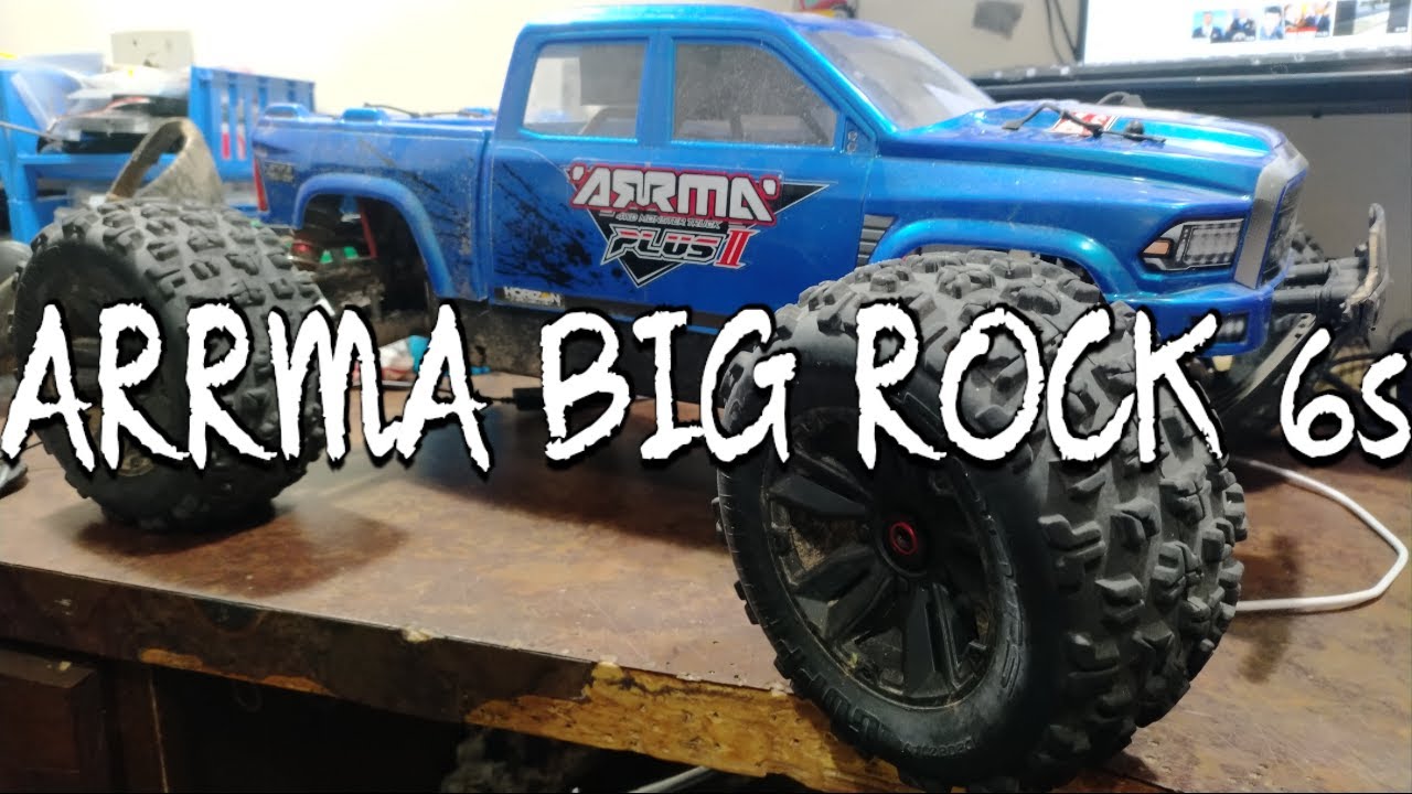 Arrma 6s BIG ROCK EXB RIP, LOOK OUT FOR THAT TREE!