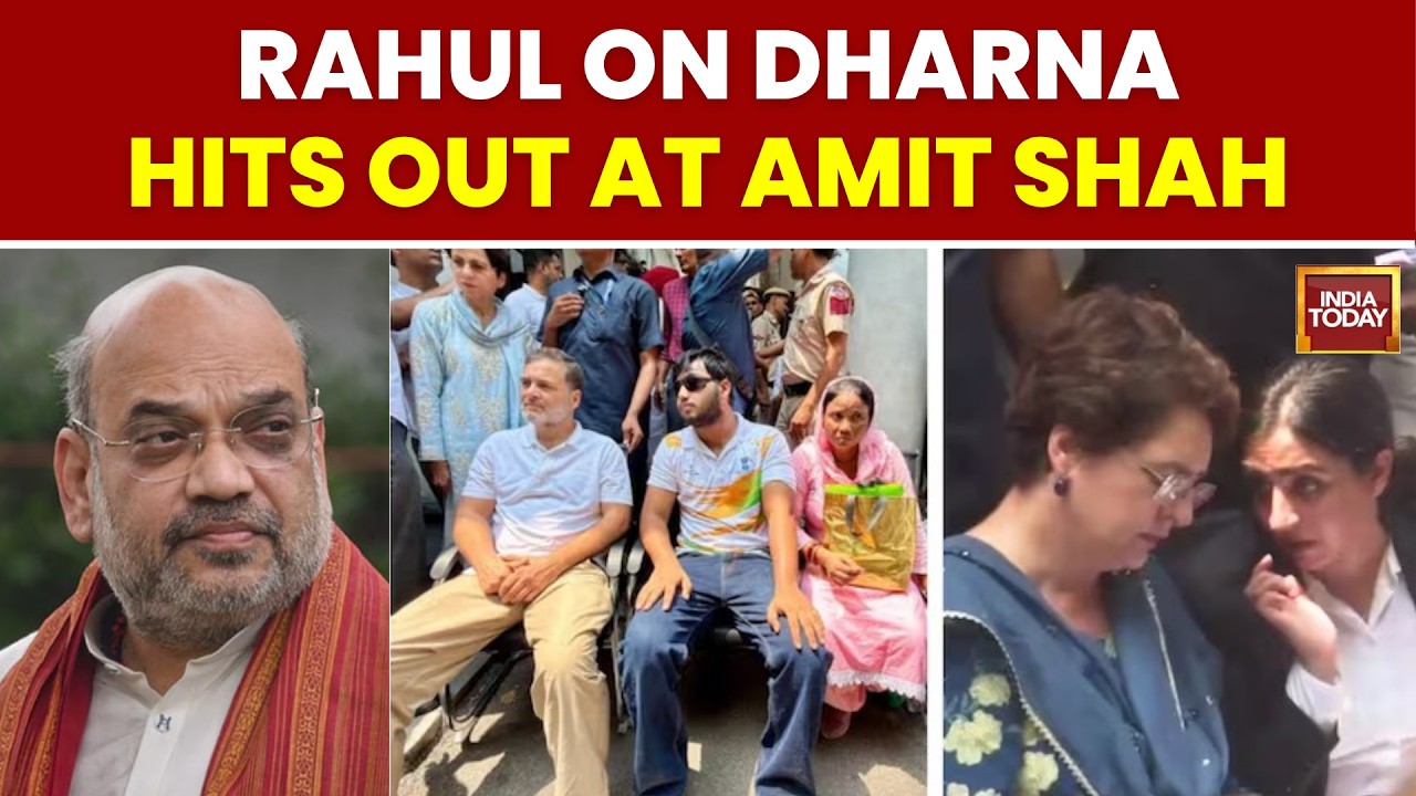 Rahul Gandhi&rsquo;s Pellet Gun FIR Protest | Targets Amit Shah: &ldquo;Why Are You Scared?&rdquo; | India Today