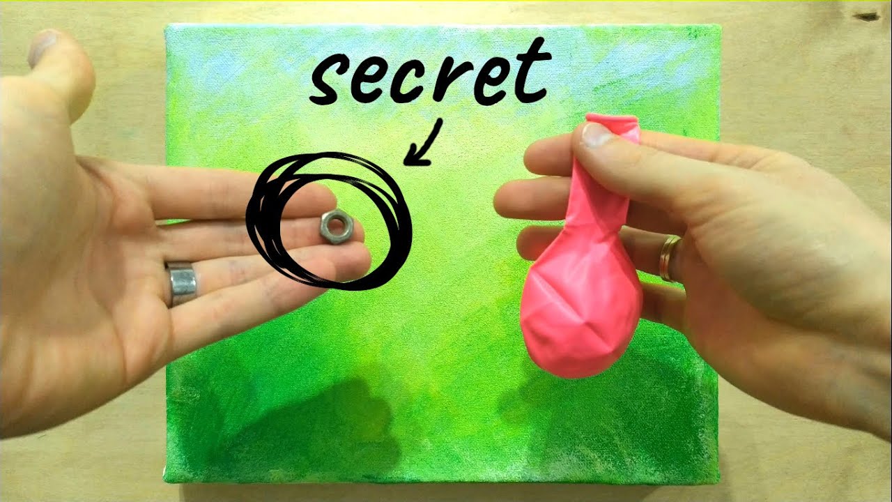 Everyone Can Paint! Beautiful Acrylic Painting Technique! Paint With Me!