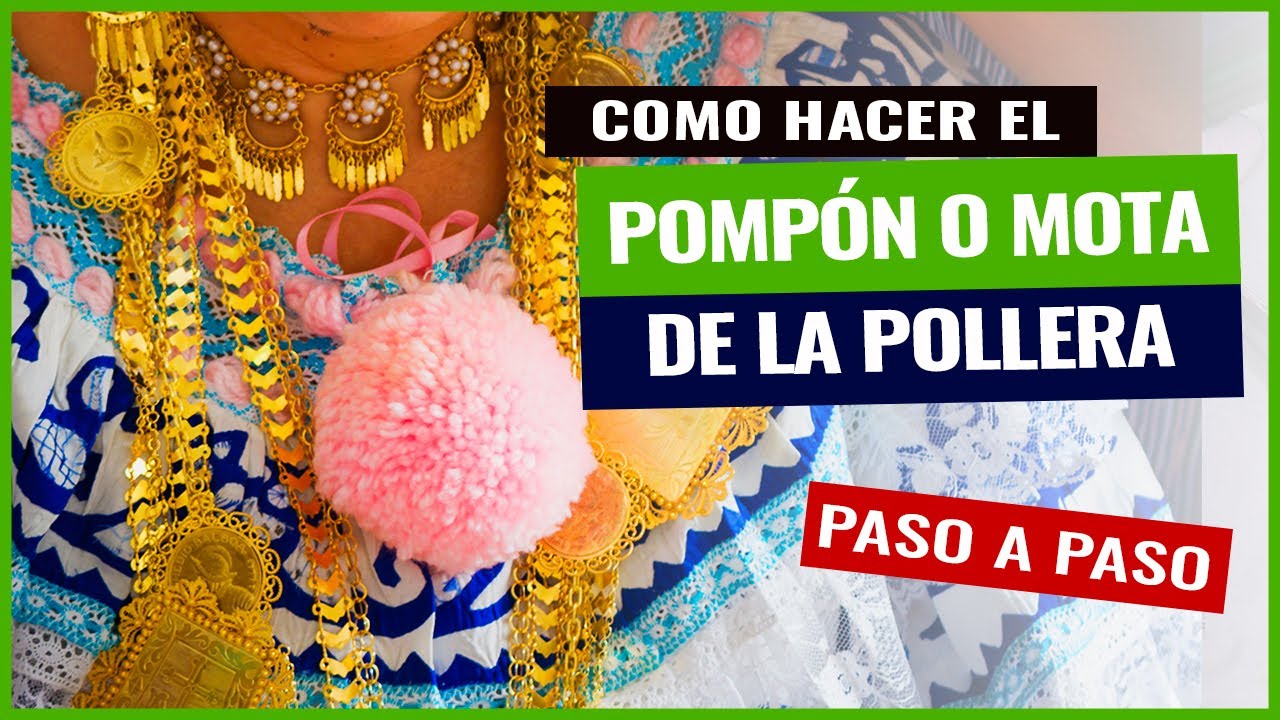 Como se hace la MOTA de la POLLERA Panameña - EXPLICADO