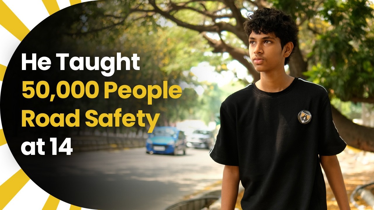 He Taught 50,000 People Road Safety at 14