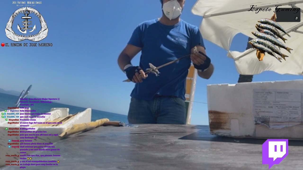 Espetando Sardinas - Espeto Gaming - Jose Moreno Mejor Espetero