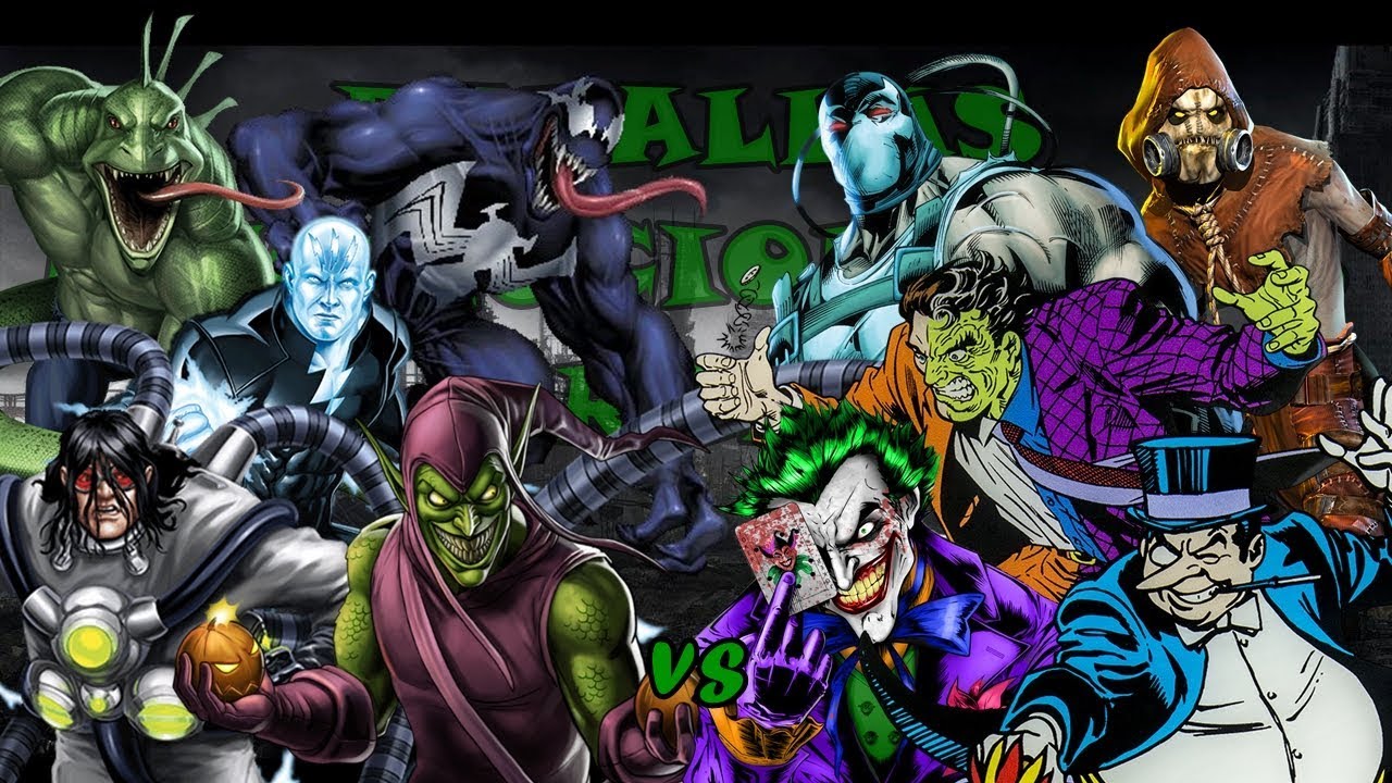 Los Villanos de Batman VS Los Villanos de Spider-Man l Batallas Revolucionarias Rap l Especial