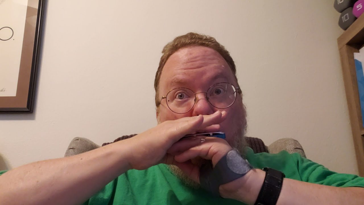 Juanita on Harmonica