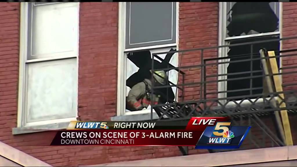 3-alarm fire damages West Court St. building
