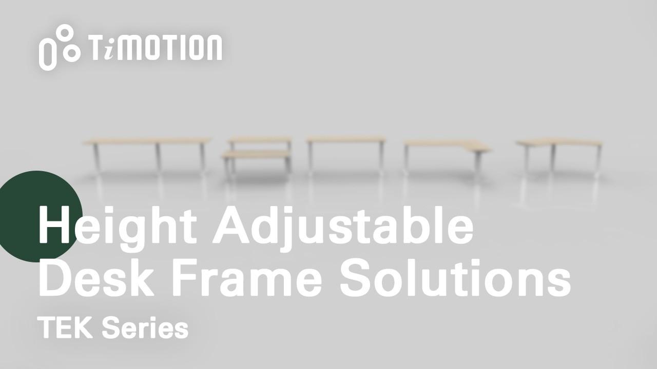 Ergonomic Height Adjustable Desk Frame Kits - TEK Series │ TiMOTION