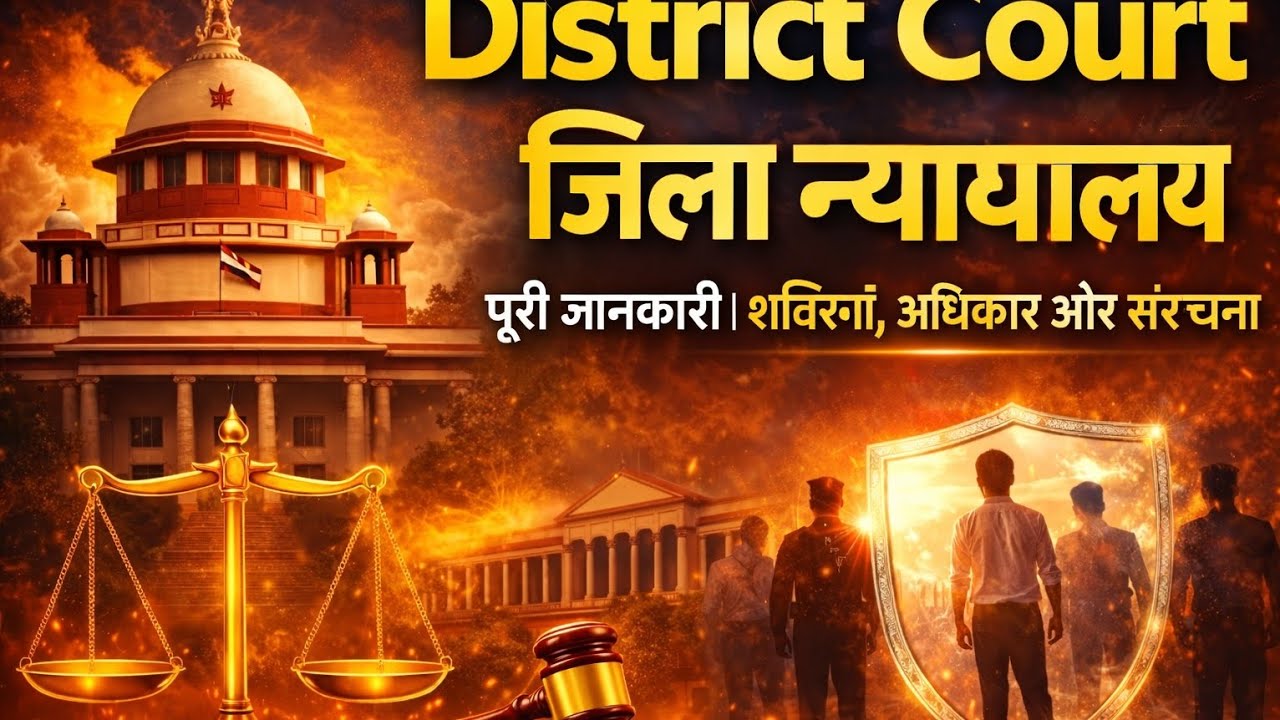 District Court पूरी जानकारी | जिला न्यायालय कीशक्तियाँ, अधिकार और संरचना | Indian Judiciary