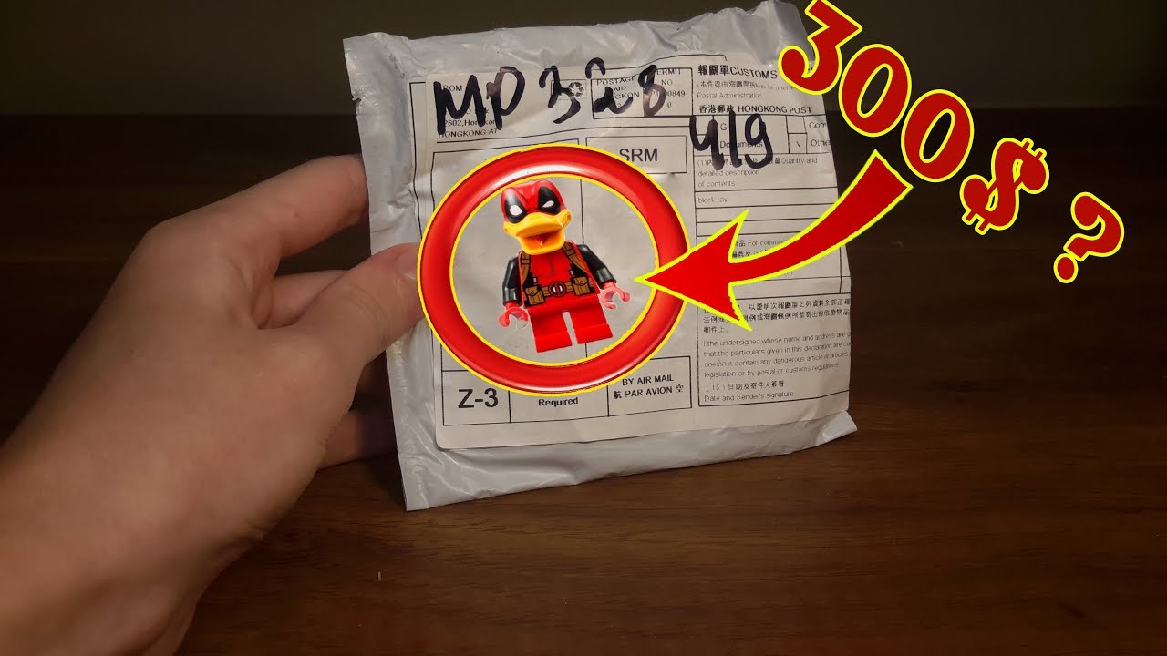 Распаковка Посылок #11 | ШОК заказал Lego Duck DeadPool (Дэдпул Утка) Comic Con 2017 за 300$ или ...
