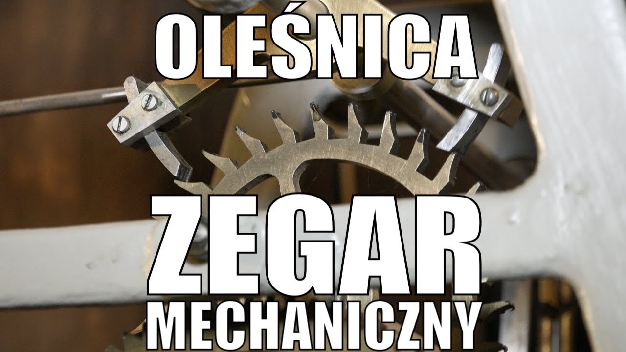 #Zegar #wieżowy zamku w Oleśnicy. Zobacz jak działa #mechanizm zegara wieżowego