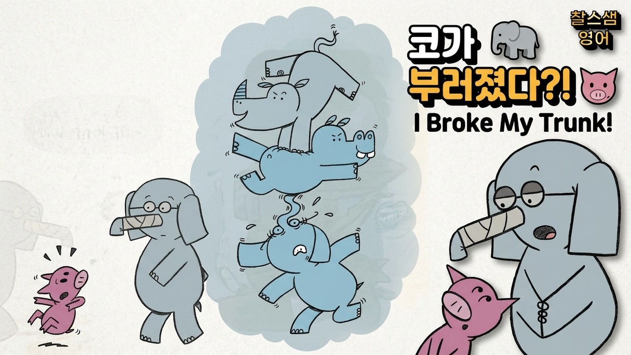 🐘🐷 코가 부러진 코끼리?! 제럴드의 황당 스토리, 함께 따라 읽어요! (I Broke My Trunk) I Broke My Trunk