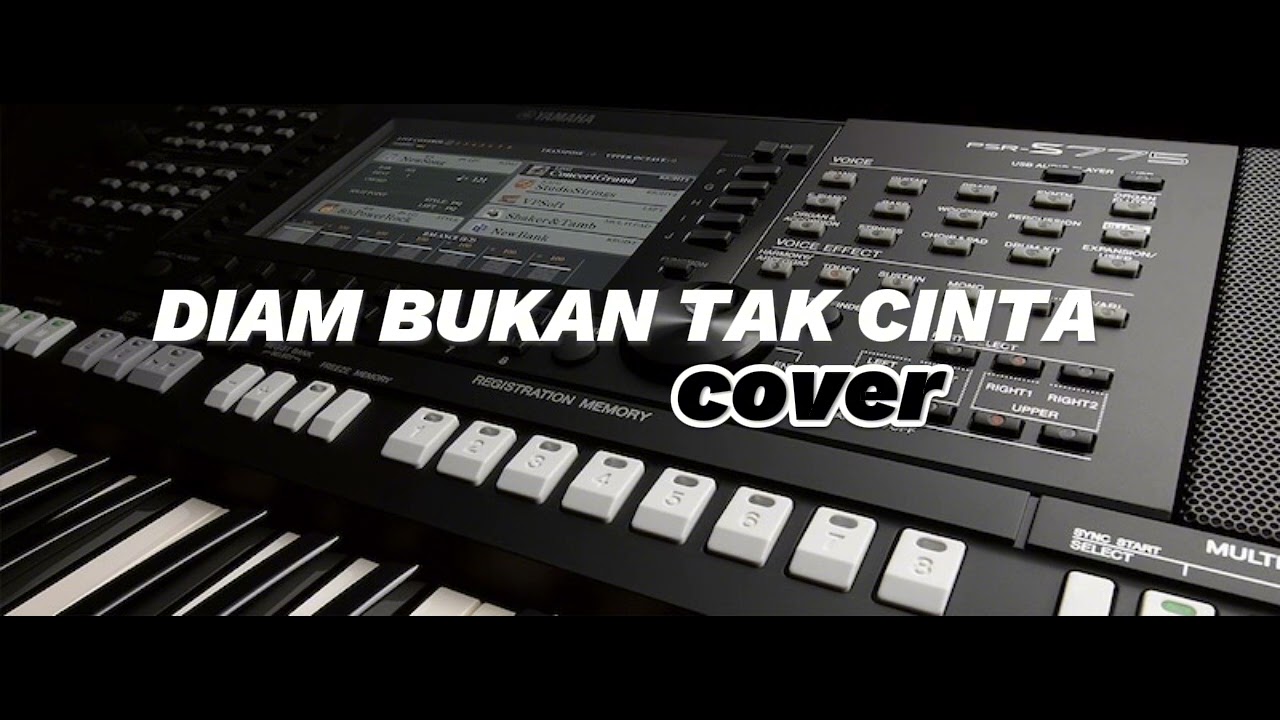 Lagu Nostalgia_Pance Pondaag_ cover keyboard_Diam Bukan Tak Cinta