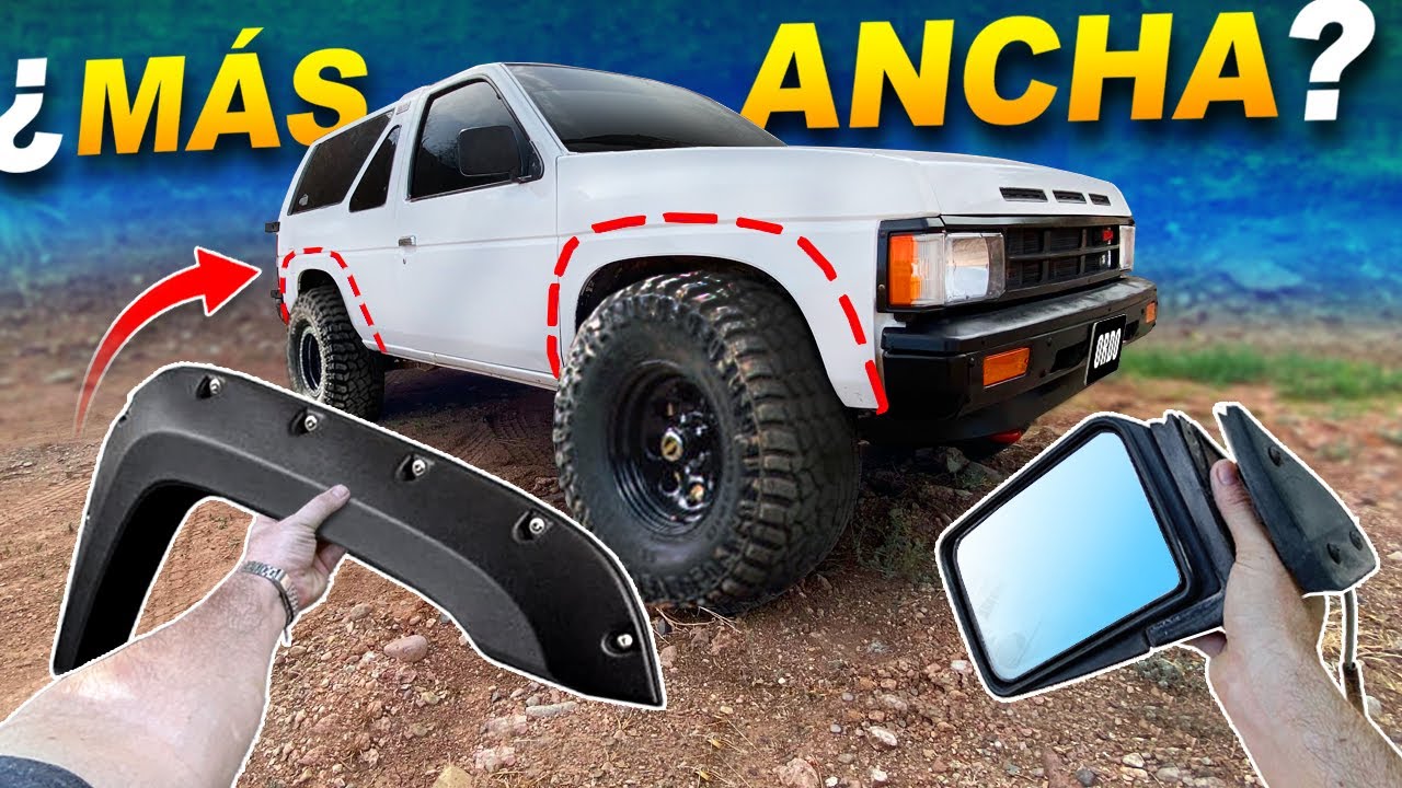INSTALÉ WIDEBODY y ESPEJOS ELÉCTRICOS a la NISSAN WD21 4x4