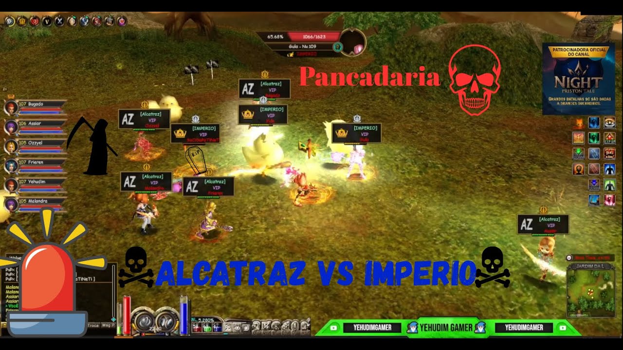 Evento que virou Pancadaria🤯🤬(AlcatraZ VS Imperio) (NIGHT PRISTON TALE)
