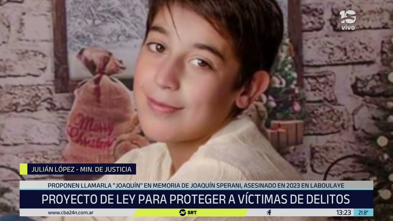 Julián López sobre el proyecto de ley para proteger a víctimas de delitos