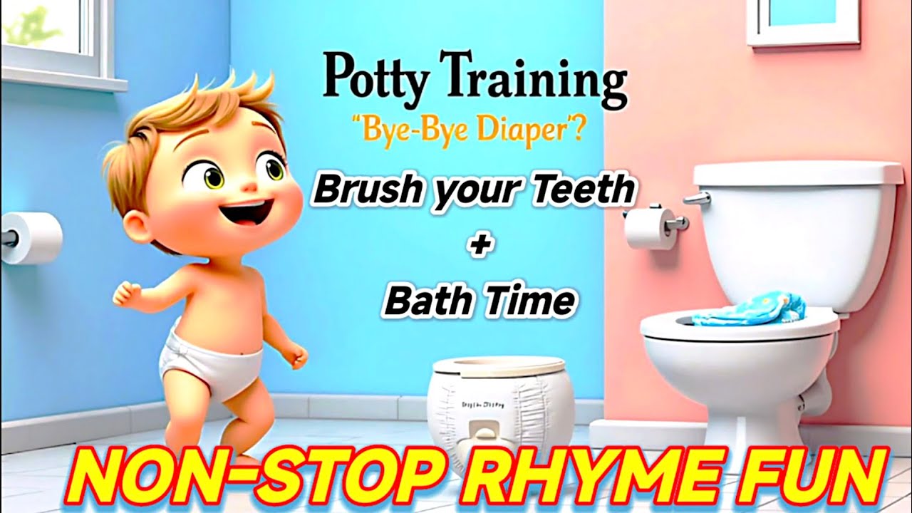Potty Training, Brush Your Teeth, Bath Time & Wash Hands | Kids Daily Routine Song