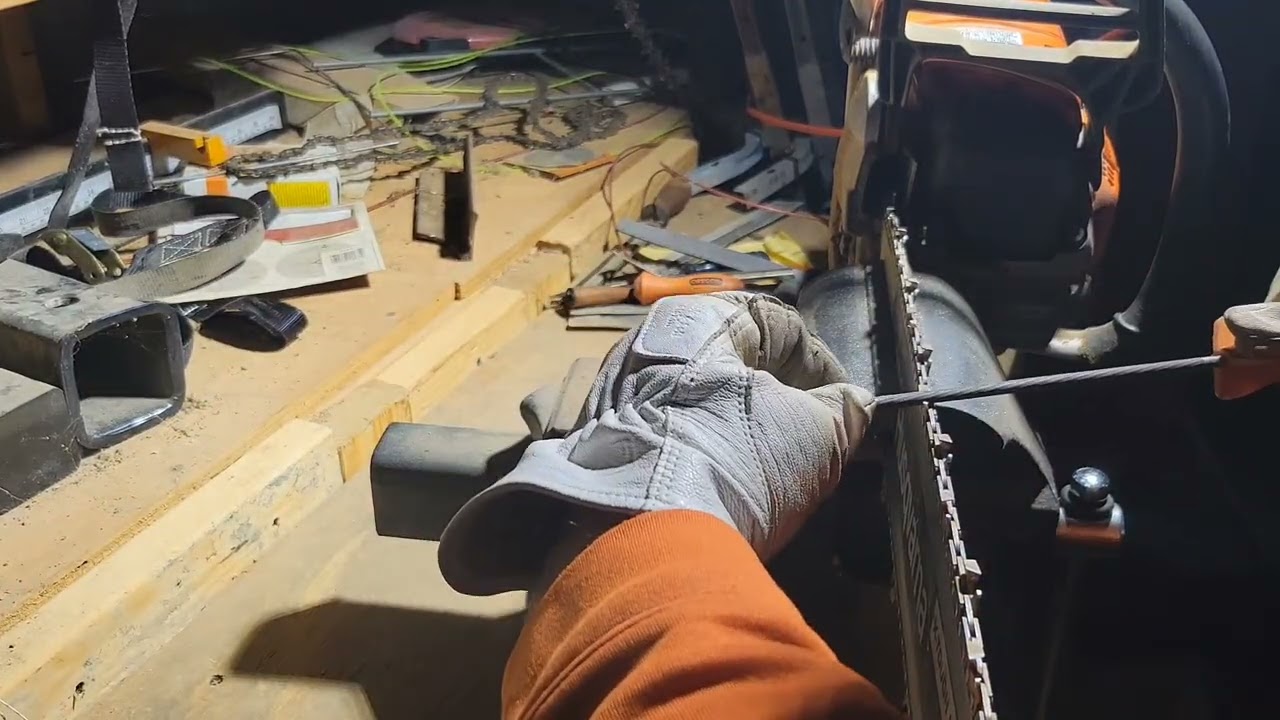 Secret To Sharpening A Chainsaw Chain!