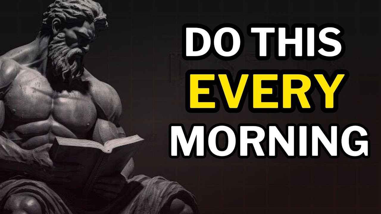 10 THINGS You SHOULD do every MORNING (Stoic Morning Routine) | Stoicism