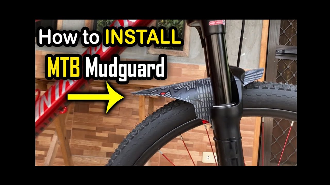 How to Install MTB Mudguard
