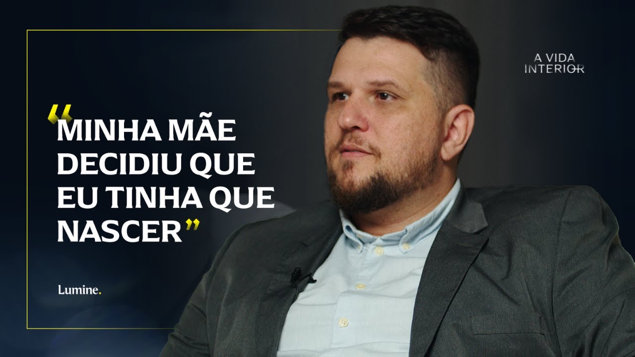 Psicólogo que nasceu de uma violência sexual conta a sua história emocionante