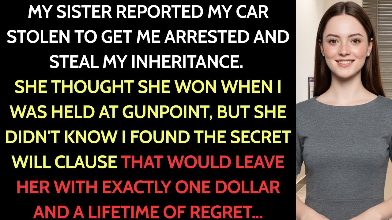 Police Pulled Me Over with Guns Drawn—My Sister Reported My Car Stolen to Steal My Inheritance...