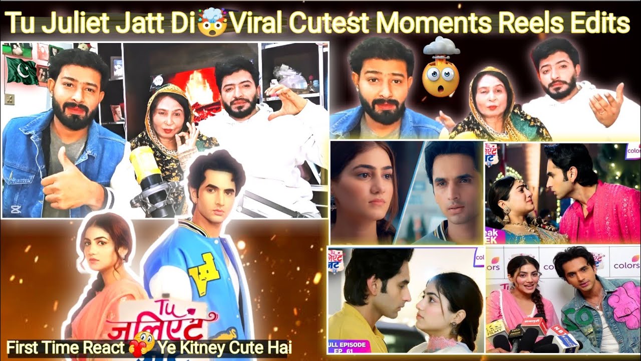 Pakistani First Time Reaction😱Tu Juliet Jatt Di Viral Cutest Ever😍Scenes edits Reels