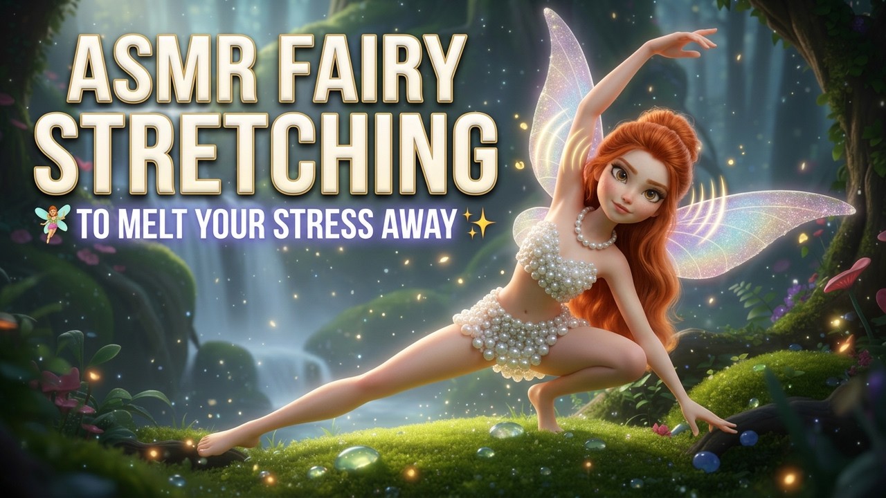 Peaceful Fairy Stretching ASMR 🧚‍♀️✨ Gentle Fantasy Workout