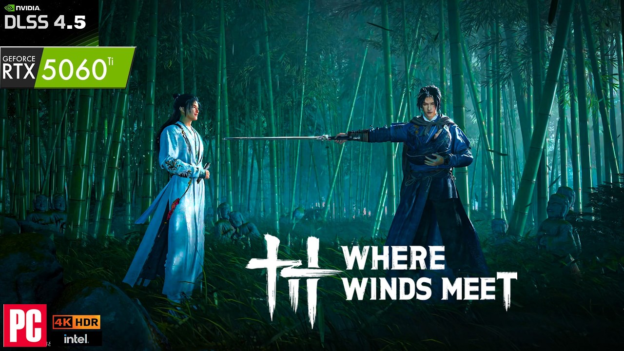 Where Winds Meet DLSS 4.5, 2k Ultra Settings | PC RTX 5060 Ti & intel 12400F DDR5