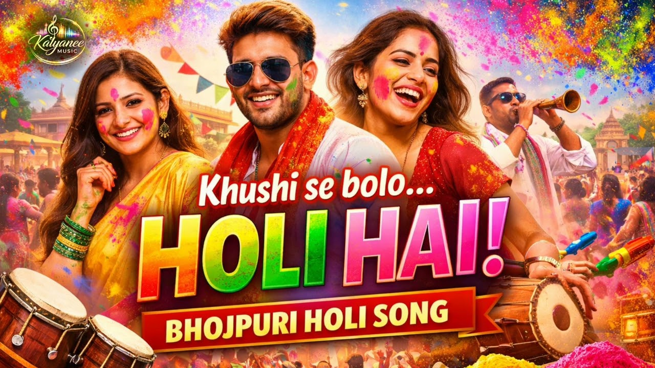 Khushi Se Bolo Holi Hai 🎨🔥 | New Bhojpuri होली गीत 2026 | Rang Gulal Ke Tyohar | Holi Special Song