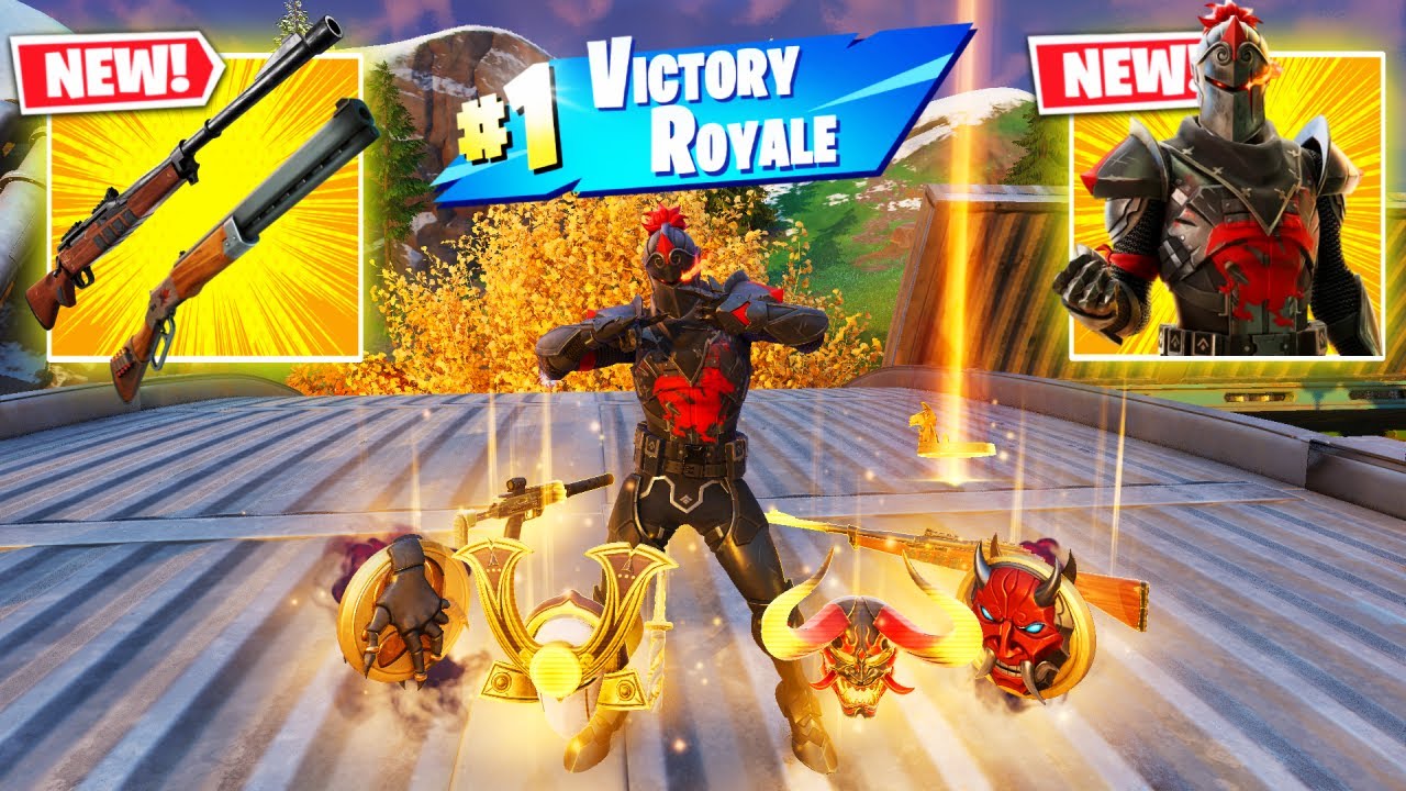KNIGHT CONQUEROR vs NEW 3 MEDALLIONS & MYTHIC’S CHALLENGE (FORTNITE CHAPTER6)
