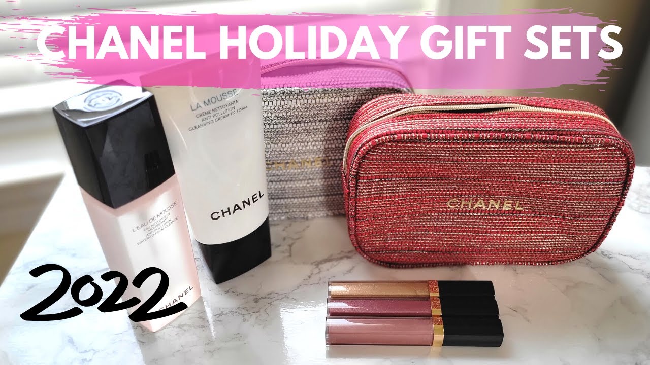 CHANEL HOLIDAY GIFT SETS 2022 UNBOXING | Lip Gloss Trio & Cleansing Duo