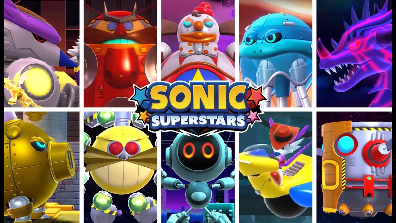 SONIC SUPERSTARS - All Bosses (As All Super Characters)