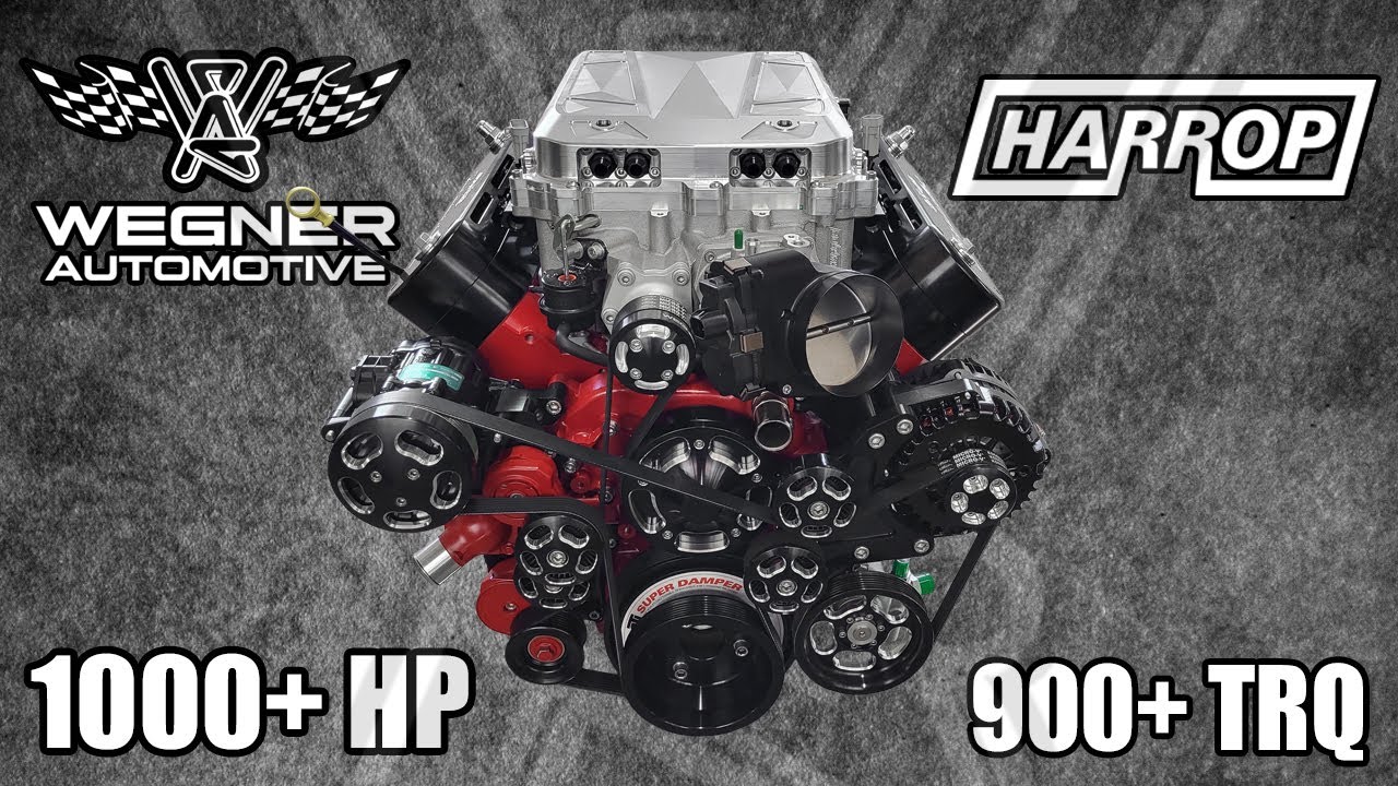 376 CI LS3 with Harrop 2650i Supercharger Produces 1000+HP Dyno Run!